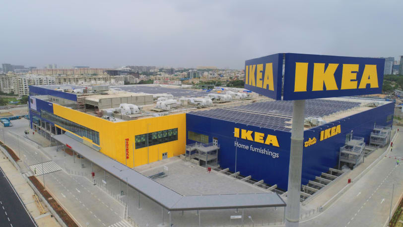 IKEAs första varuhus i Indien